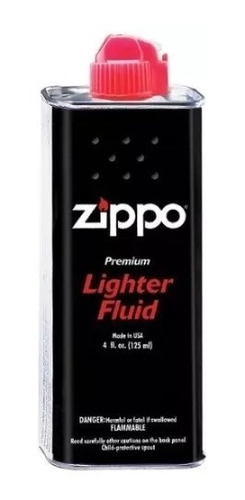 Kit 03 Fluido Isqueiro Zippo 125ml + 02 Estojo Pedra