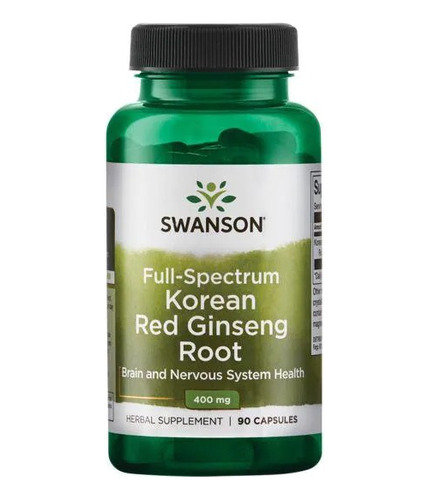 Korean Red Ginseng Root 400 Mg 90 Caps Swanson