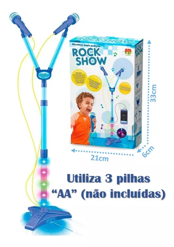 Brinquedo Microfone Infantil Duplo Luluca Karaokê - ZOOM BRINQUEDOS E  PRESENTES