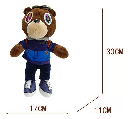 Kanye Oso De Peluche Regalo De Juguete For Niños