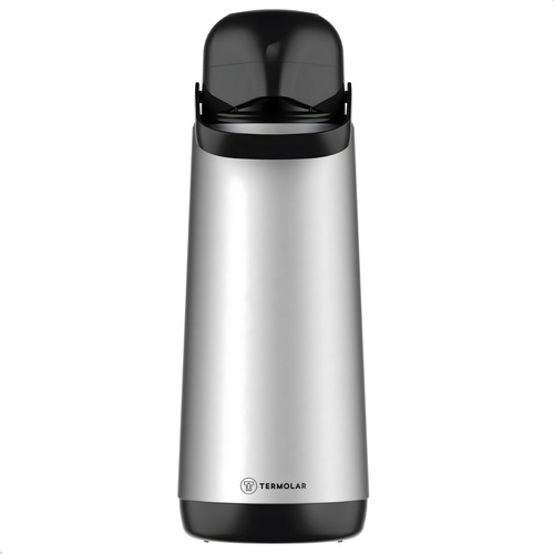 Garrafa Térmica De Café E Chá Inox Lumina 1,8l Pressão