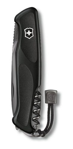 Imagen 2 de 6 de Navaja Ranger Grip 55 Onyx Negro 12 Funciones Victorinox