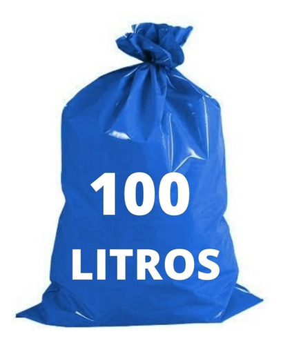 Sacos P/ Lixo Reciclável 100l Melhor Custo Beneficio 100un. Cor Azul