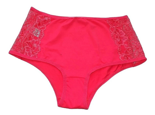 Imagem 1 de 6 de Kit C/ 3 Calcinhas Calçola Plus Size C/ Lindo Detalhe Renda