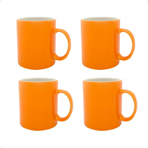 Taza Ceramica Corona Jarro Mug Apta Microondas 310ml Colores Color Amarillo