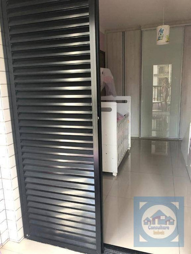 Imagem 28 de 30 de Apartamento Com 3 Dormitórios À Venda, 125 M² Por R$ 795.000,00 - Pompéia - Santos/sp - Ap4153