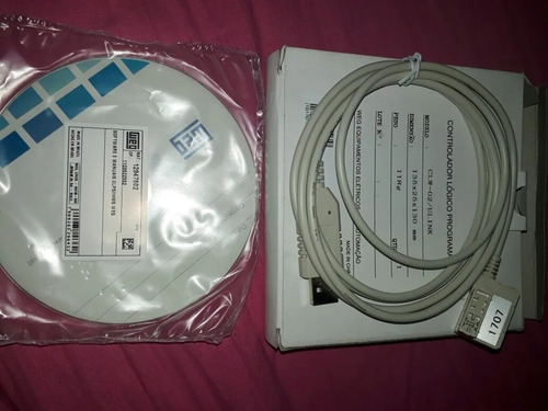 Cabo + Cd Software Clp Clic-02 Weg Original (zero Na Caixa)