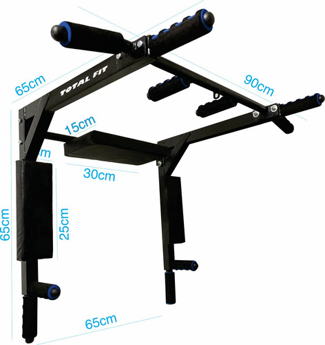 Total Fit B1am+l Barra Para Dominadas Fondos Ejercicio Casa