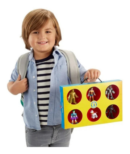 Imaginext Figuras Batman Super Friends Caja De Regalo
