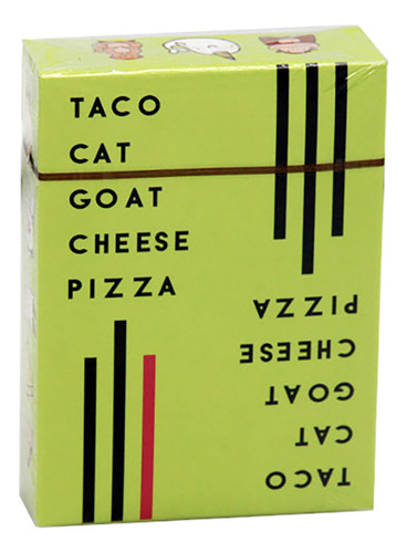 Taco Cat Pizza Base - Tarjetas De Juego Taco Cat Goat Cheese
