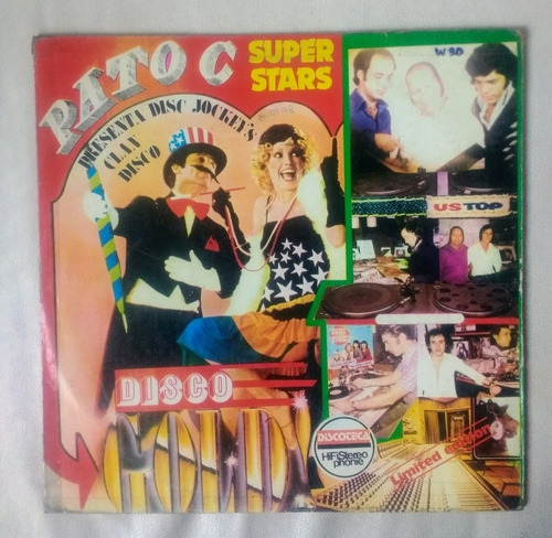 Disco Gold Pato C Super Stars Pato C Vinilo Original 1980