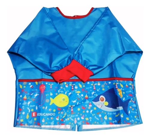 Pintorcito Estampado Dibujo Animales Impermeable Infantil Ed