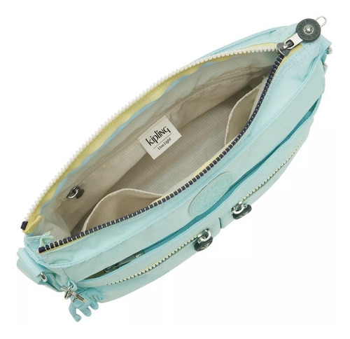 Kipling Bolsa New Angie 100% Original Color Meadow Blue
