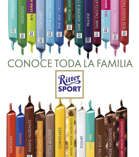Chocolate Con Leche Con Hojuelas De Maíz Ritter Sport 100 G
