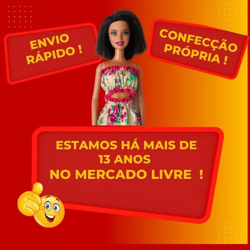 25 Roupinhas Sortidas Para Bonecas Barbie