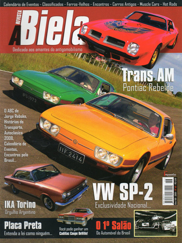 Revista A Biela Nº46 Vw Sp2 Torino Pontiac Trans Am