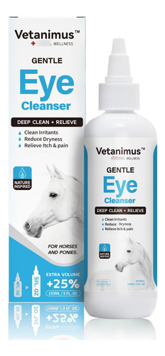 Limpiador Hidratante De Ojos Para Caballos Y Ponis 150 Ml