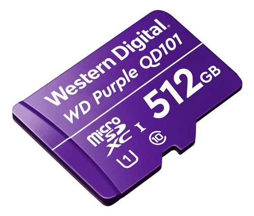 Microsd Wd Western Digital Purple 512gb C10 Ultra Resistente