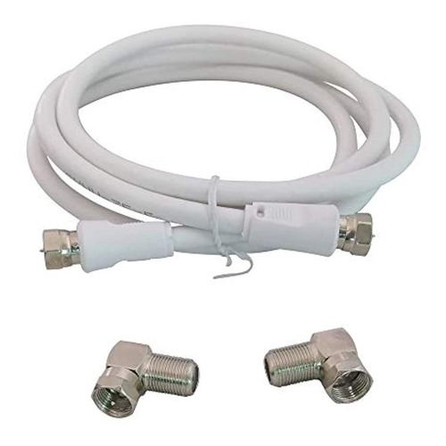 Cable Coaxial Mumaxun De 5 Pies Rg6 Con Conector Coaxial De 