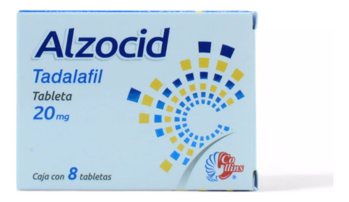Alzocid Tadalafil 20mg - Collins, Con 8 Tabletas