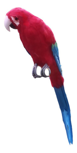 2pcs Artificlal Bird Clip Large Parrot Artificial Moteado 