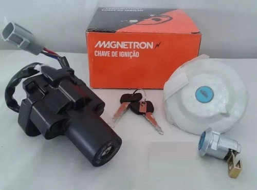 Imagem 2 de 3 de Kit Chave Ignição Fazer 250 2011 2012 2013 2014 Magnetron
