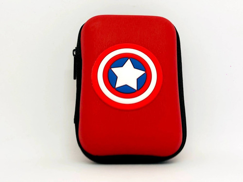 Estuche Bolso Mini Capitan América Súper Héroe 