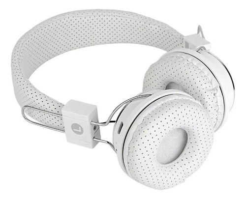 Fone De Ouvido Bluetooth Recarregável S/fio Aux P2 Sd Fm B05 Cor Branco Cor da luz Preto