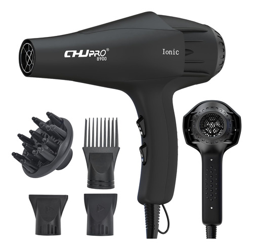 Chjpro Secador De Pelo Dc 2100w Profesional Ionico | Difusor