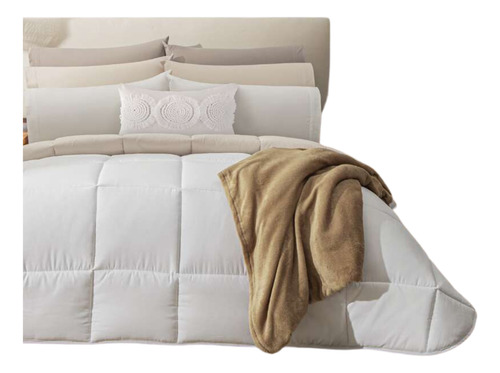 Edredón Concord Matrimonial Xl/queen Size Essencial Color Blanco
