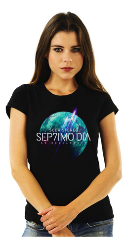 Polera Mujer Soda Stereo Septimo Dia No De N Pop Abominatron