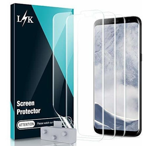 3 Protector Pantalla L0k Para Samsung Galaxy S8 Cobertura