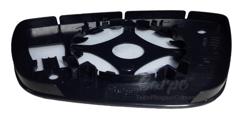 Imagen 4 de 7 de Vidrio De Espejo Con Base Derecho Peugeot 208 100% Original