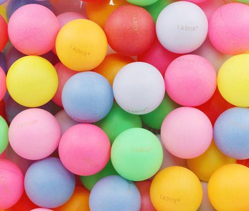 Paquete De 50 Pelotas De Ping-pong De Cerveza De Colores ...