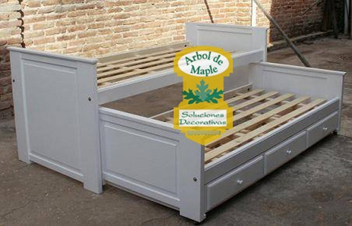 Imagen 7 de 10 de Camas Con Cajones En Madera - En Cualquier Tamaño Y Modelo