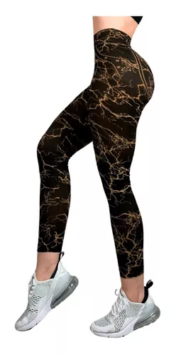 Mallon Lycra Leggins Mujer Licra Gym Casual Malla Talle Alto LOLE