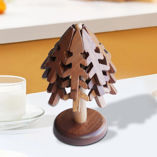 Posavasos De Madera, Salvamanteles De Madera Para Platos