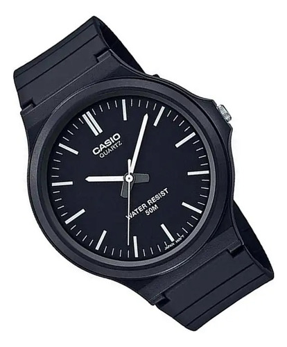 Reloj Casio Mw-240-1evdf Hombre 100% Original Color De La Correa Negro Color Del Bisel Negro Color Del Fondo Negro