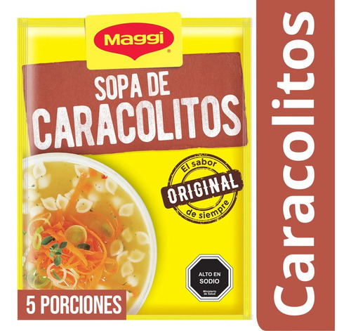 Sopa Caracolitos Maggi 76gr(3 Unidad )-super