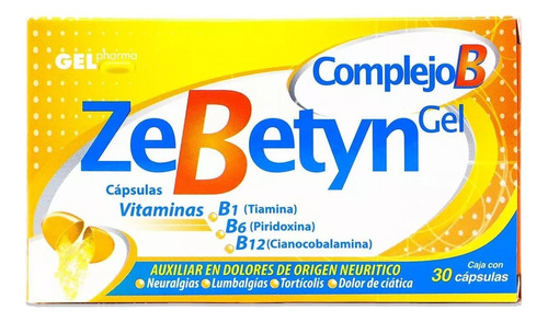 Zebetyn Complejo B Caja C/30 Gelpharma