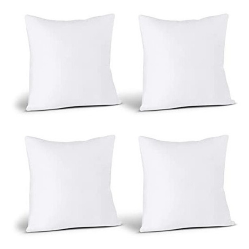 Almohadas Para Cama Y Sofa De 30 X 30 Cm Blancos