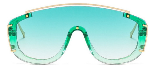 Gafas De Sol Casuales De Gran Tamaño Uv400 De Una Pieza
