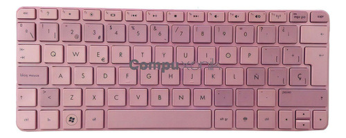 Teclado Hp Mini 210-1000 Series Español C/ Marco Rosa Color Rosa