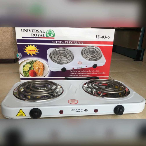 Cocina Eléctrica 2 Hornillas Voltaje 110v 