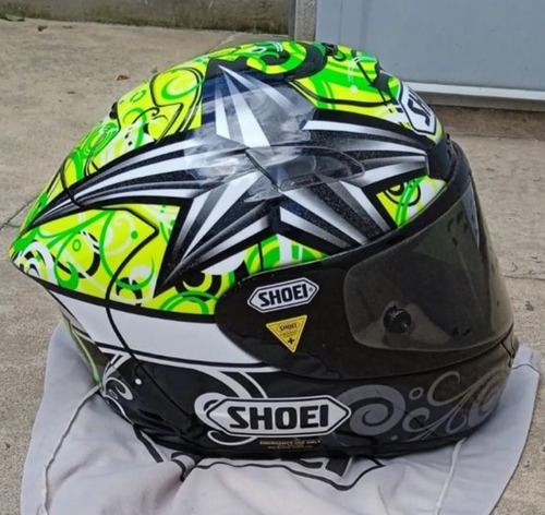 Casco Shoei Tony Elías De Carbono Original Japón, Excelente! Negro Sergeant L (Usado)