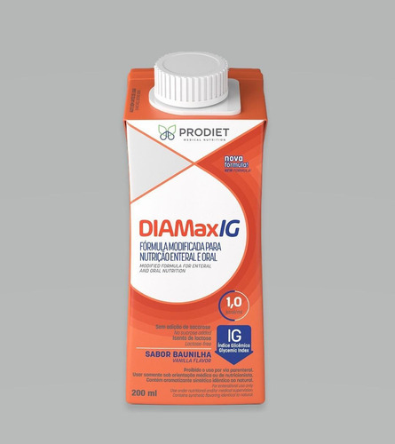 Diamax IG Baunilha 200ml (caixa C/04) - Prodiet