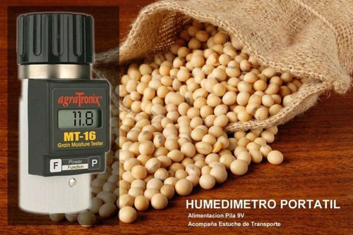 Imagen 2 de 4 de Medidor Portatil De Humedad De Granos Agratronix Mt-16