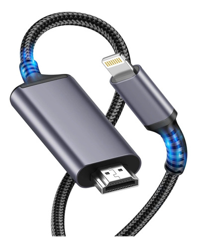 Adaptador De Cable Lightning A Hdmi Para iPhone, [certifica