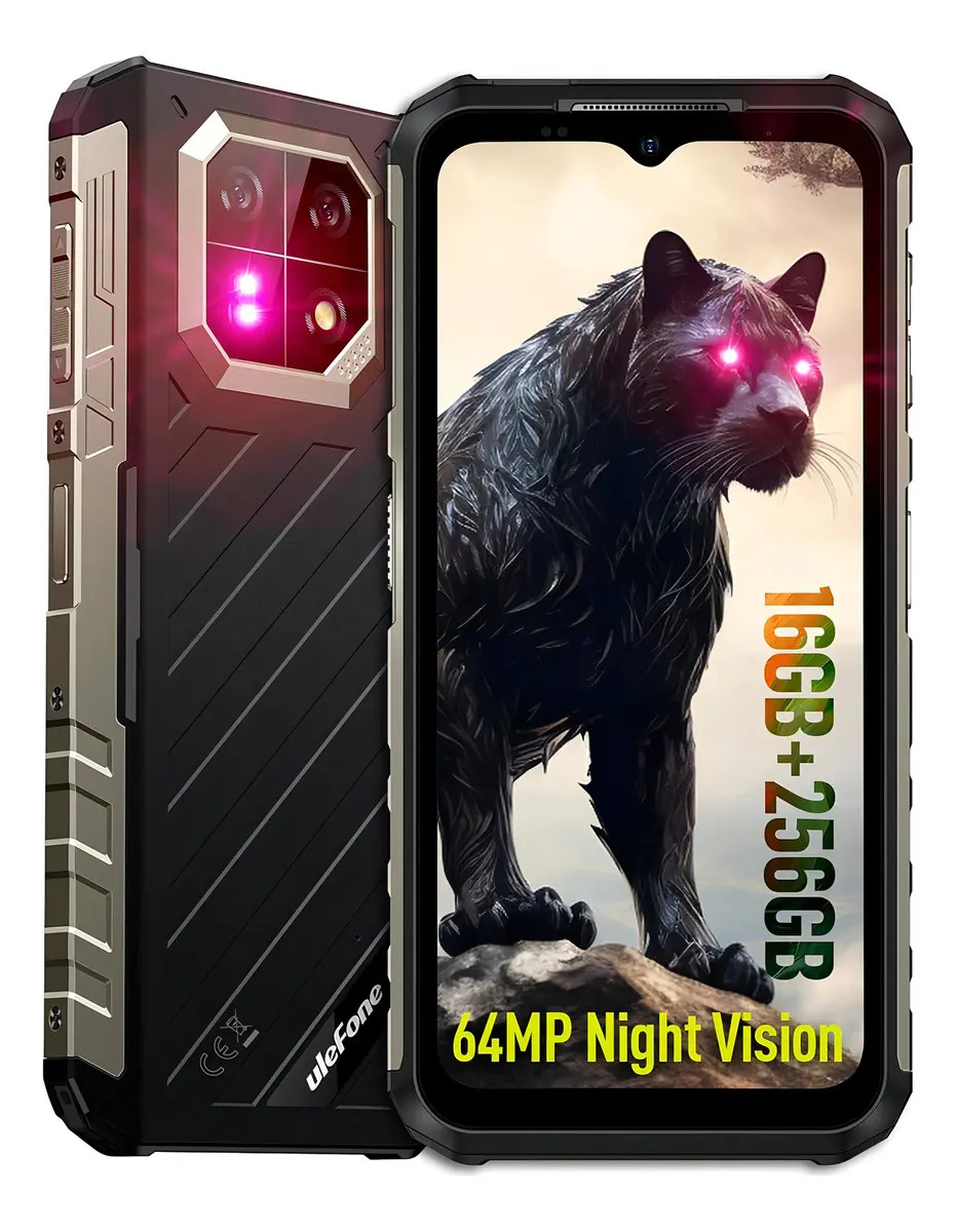 Celular Ulefone Armor 22 Dual SIM 256 GB negro 8 GB RAM