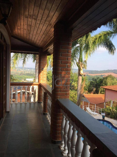 Chácara De Estilo Com 5 Dormitórios À Venda, 1000 M² Por R$ 980.000 - Terras De San Marco - Itatiba/sp - Ch0141